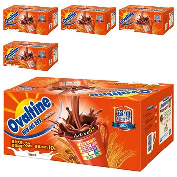 Ovaltine 阿華田 營養巧克力麥芽飲品  20g  36包  5盒