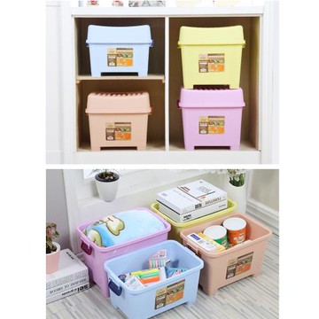 客廳塑料收納椅子浴室家用加厚儲物凳裝雜物箱兒童矮凳成人換鞋凳