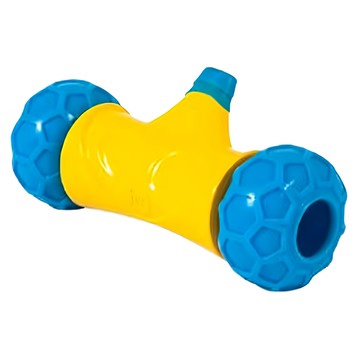 Petmate jw RoboBone電動機器餵食骨  寵物互動玩具  黃色 + 藍色  500g  1個
