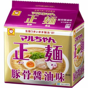 マルちゃん 正麺 豚骨醤油 ５食パック ×6