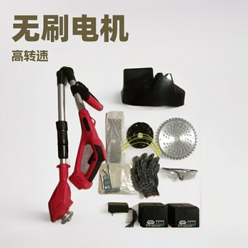 多功能割草機 除草打草剪草機 草坪機 家用農用園藝工具折疊電動家用修枝無刷鋰電大功率多功能割草機果園農用充電式