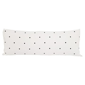 shez Home 純棉防撞床圍靠枕 含枕芯  100 x 37cm  奶油白