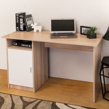 Boden-亞諾單門空抽書桌/工作桌(原木色)-116x50x75cm