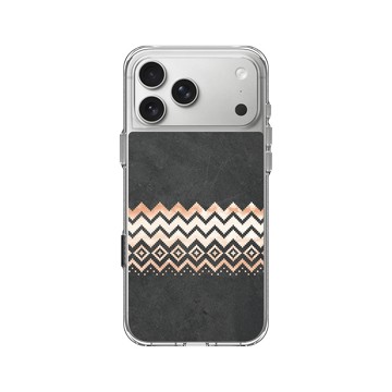 iPhone 17 Pro Max Clear Case（相機按鈕） 透明 - 花生騷 WasangShow - 經典海洋圖騰