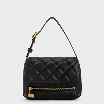 Swing 菱格翻蓋肩背包