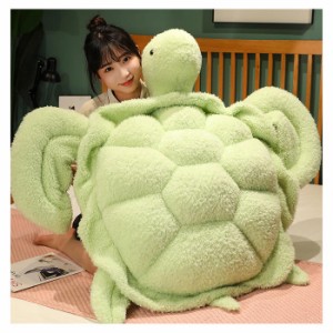 亀 ぬいぐるみ カメ 抱きまくら クッション 大きい 可愛い 120cm