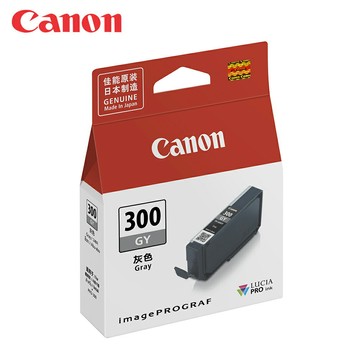 CANON PFI-300GY 灰色原廠墨水匣(適用:PRO-300)