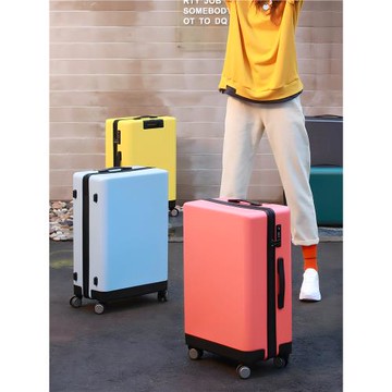 外貿出口尾貨網紅拉桿箱女男超輕登機箱20寸防刮行李箱包26托運箱