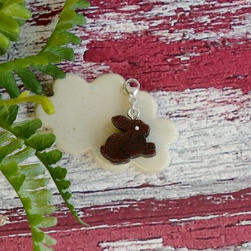 手工木製吊飾  十二生肖@小兔 吊飾 禮物訂製