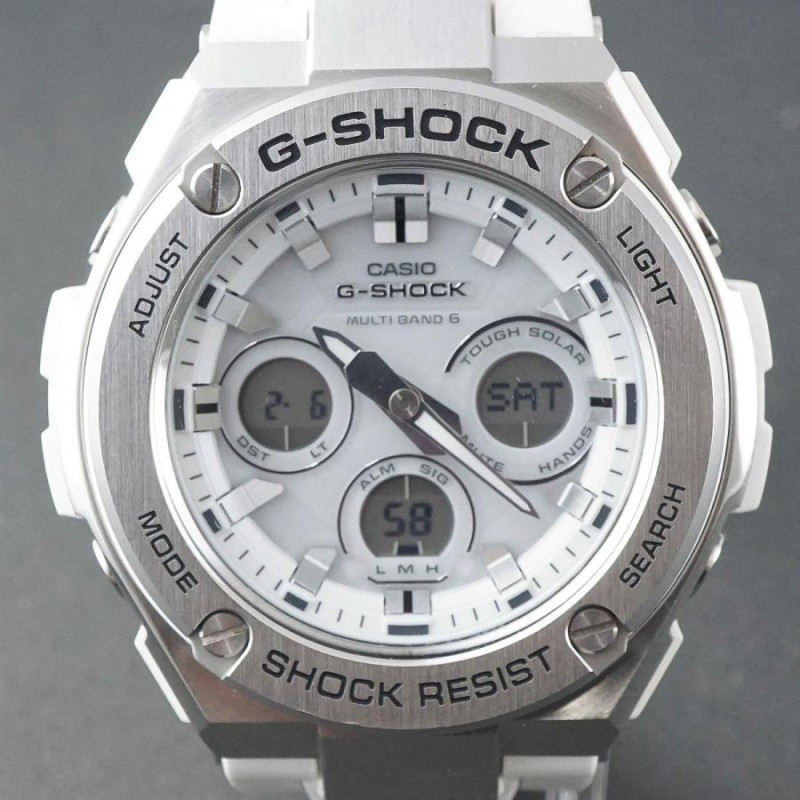 GST-W310 G-SHOCK メンズ 腕時計 USED超美品 G-STEEL 電波ソーラー ホワイト CASIO 完動品 中古 X1799 |  LINEショッピング