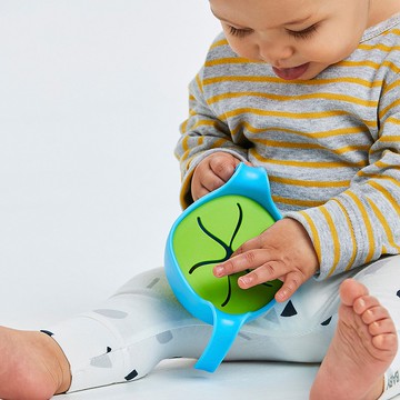 b.box 專利吸管三用碗(海洋藍)