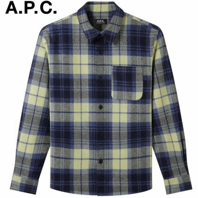 メンズ チェックシャツ A P C Homme Trek オーバーシャツ 男性 メンズブランド シンプル おしゃれ 通販 Lineポイント最大get Lineショッピング