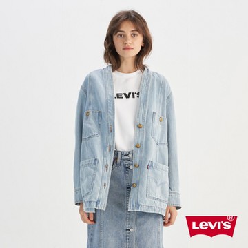 Levi s 女款 寬鬆 牛仔外套 丹寧外套 長版外套
