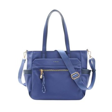 FIRANO-防水輕質尼龍多口袋兩用托特包(寶藍色)