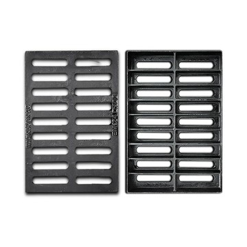 球墨鑄鐵雨水篦子井蓋排水溝蓋板地溝下水道單篦現貨批發鑄鐵篦子[DD1106002]