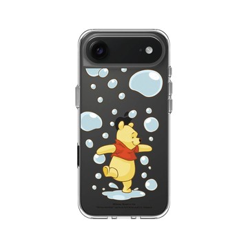 iPhone Air Clear Case（相機按鈕） 透明 - 迪士尼-小熊維尼 Disney Winnie The Pooh - 玩泡泡