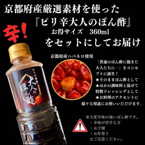 京都府産 黒毛和牛 ロース スライス 500g A4・A5   ピリ辛ぽん酢 セット京の肉 ひら山厳選《訳あり コロナ支援 和牛 牛肉 熟成》