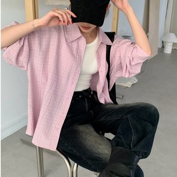 ATTENTION-att made!給你一瓶魔法藥水!OVR織紋格襯