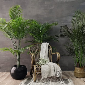 散尾葵仿真綠植鳳尾葵假植物客廳北歐風櫥窗店室內外落地盆景裝飾