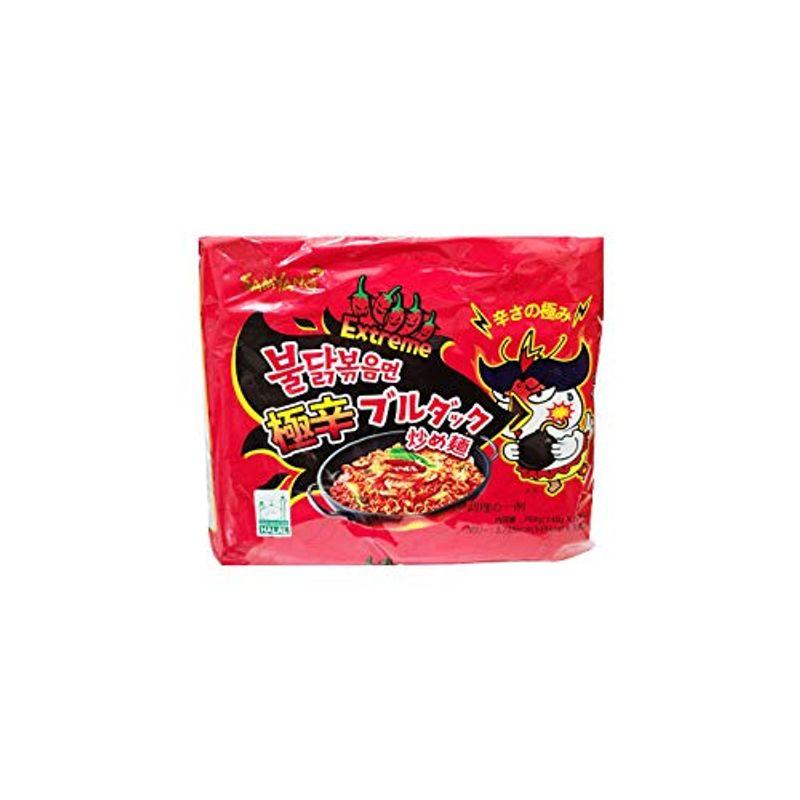 極辛ブルダック炒め麺 140g×5食