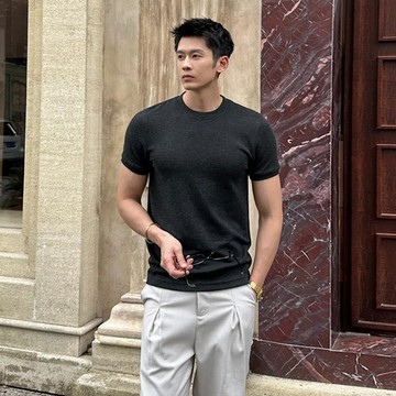 百搭男裝 115kg 簡約短袖 涼感短袖 美式短袖 圓領短袖 純色短袖 健身短袖 大碼短袖 港風短袖 運動短袖
