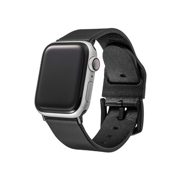 Gramas Apple Watch 38/40/41/42(S10)mm 義大利真皮錶帶-黑