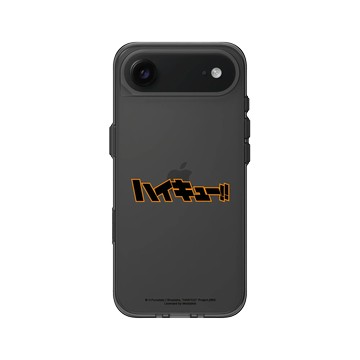 iPhone Air Clear (相機按鈕) 酷墨灰 - 排球少年 Haikyu!! - 排球少年日文 Logo