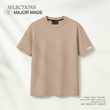 品牌織標極簡厚磅多色素T