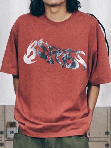 BSR HORROR LOGO T MAROON