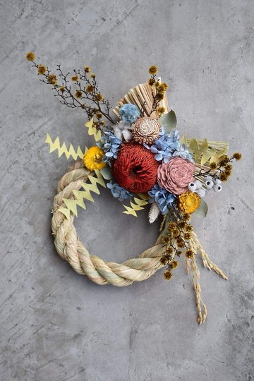 佛塔花祈福注連繩