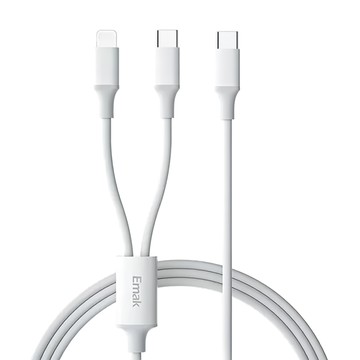 HONG JIN 宏晉 120W一拖二智能PD快充線  1條  1.2米