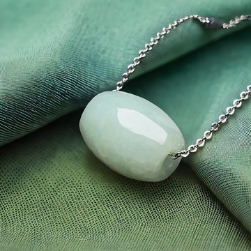 冰糯綠翡翠路路通項鍊 | 天然緬甸玉翡翠A貨 | 送禮