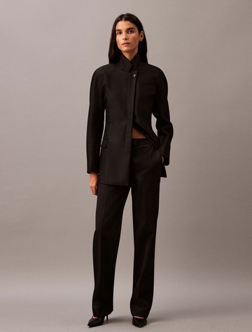 Calvin Klein Cavalry 斜紋低腰西裝剪裁長褲