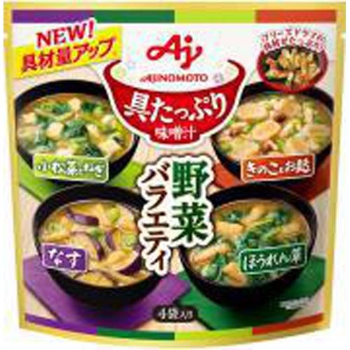 味の素 具たっぷり味噌汁 野菜バラエティ 4袋入×6入