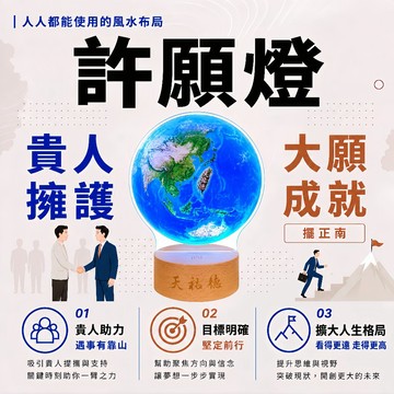 《天祐德》獨家新品‼️人生提升格局、催旺事業、提升能量、驅邪避煞 得天祐之許願能量燈