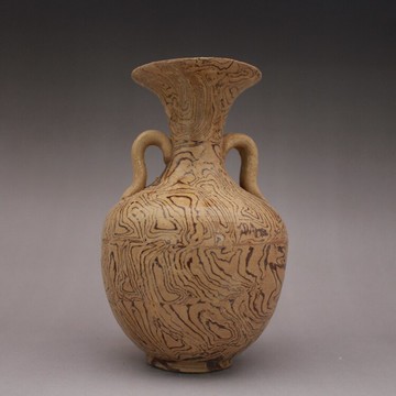 北宋 當陽峪 絞胎瓷 花瓶 古玩古董陶瓷器仿古老貨收藏擺件羽墨軒