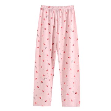 中老年女睡褲秋冬加厚純棉女睡褲高腰女睡褲春秋全棉女睡褲180斤