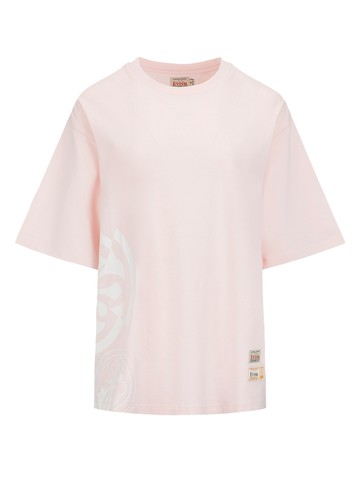 Deconstructed Kamon Print T-Shirt