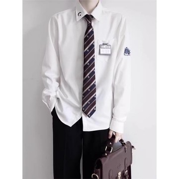 破星正版長袖學院風黑白DK制服