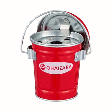 日本 OBAKETSU ohaizara 手工製桌上型煙灰缸 0.35L紅色