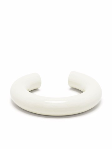 Uncommon Matters - Swell chunky bangle - women - Wood - One Size - White
