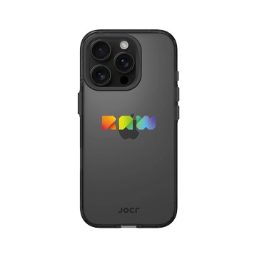 iPhone 16 Pro Clear (相機按鈕) 酷墨灰 - JOCR - Raw Rainbow