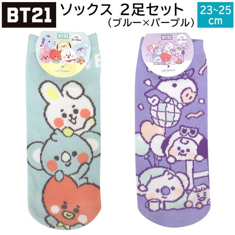 BTS BT21 ソックス 23-25cm - レッグウェア