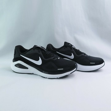 NIKE HJ1102002 Air Zoom Structure 26 男 慢跑鞋 黑x白【iSport愛運動】