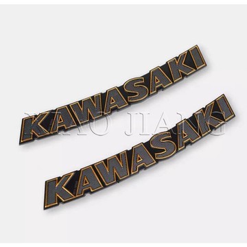 優選好物台灣現貨適用於川崎Z900RS改裝側蓋標 鋁合金標誌貼紙 立體
