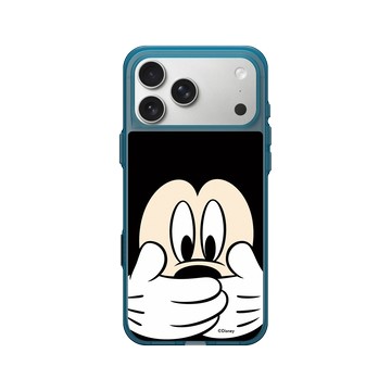 iPhone 17 Pro Max Clear (相機按鈕) 夜幕藍 - 迪士尼-米奇 Mickey - 米奇摀嘴