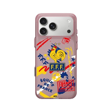 iPhone 17 Pro Max Clear (相機按鈕) 晶醺玫 - FFF - Logo - Retro