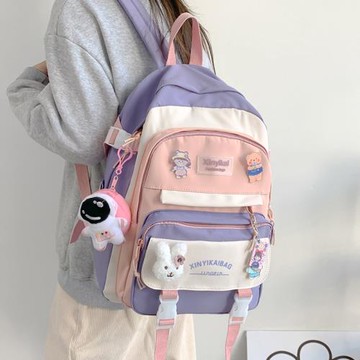 小清新書包女小學生可愛少女心超輕便背包三到六年級初中生雙肩包