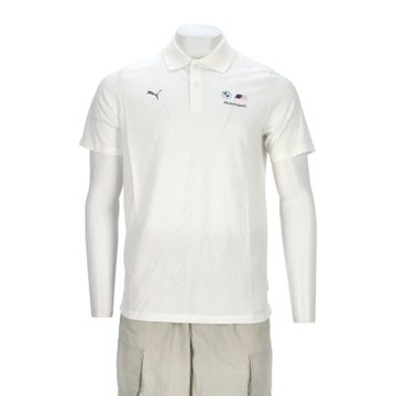 Puma BMW系列MMS Jaquard 男款 白色 歐規 Polo衫 短袖 63291602