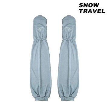 SNOW TRAVEL 抗UV防曬加蓋袖套 AH-6 水藍